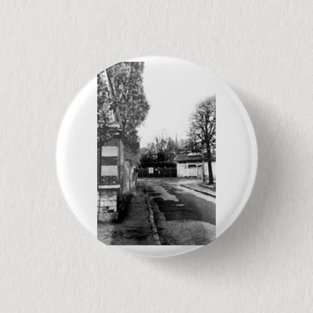 Yves Klein Voided 1 Inch Round Button (Front)