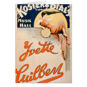 'Yvette Guilbert (c.1869-1944) at Koster and Bial'