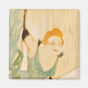 Yvette Guilbert taking a Curtain Call, 1894 Magnet