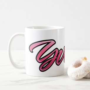 Yvonne faded pink cup tea cup coffee cup