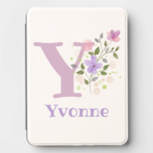 Yvonne Name with a Floral Design