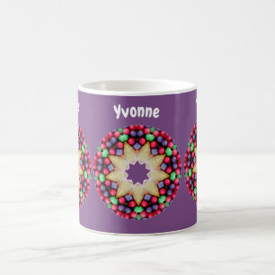 YVONNE ~ Personalized Easter Candy Pattern Coffee Mug
