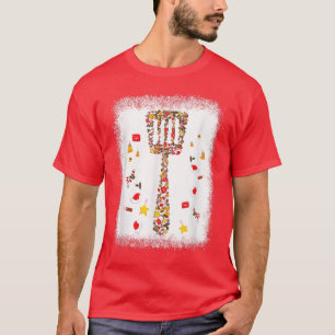 YXen Wooden Spatula Christmas Pajama Merry Xmas Co T-Shirt