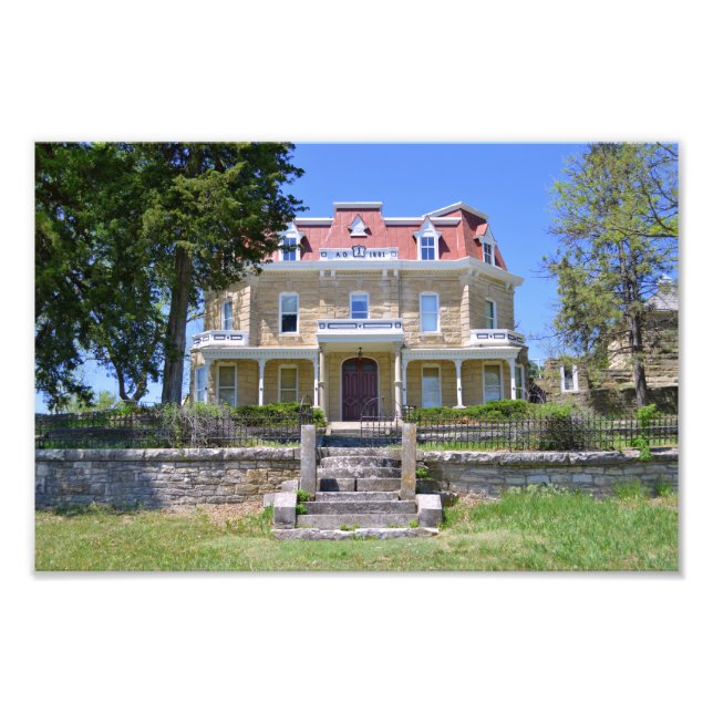 Z Bar, Spring Hall Ranch, Tallgrass Prairie Kansas Photo Print (Front)