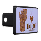Z Bigfoot Sasquatch Track I Heart Bigfoot Lavender