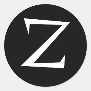 Z CLASSIC ROUND STICKER