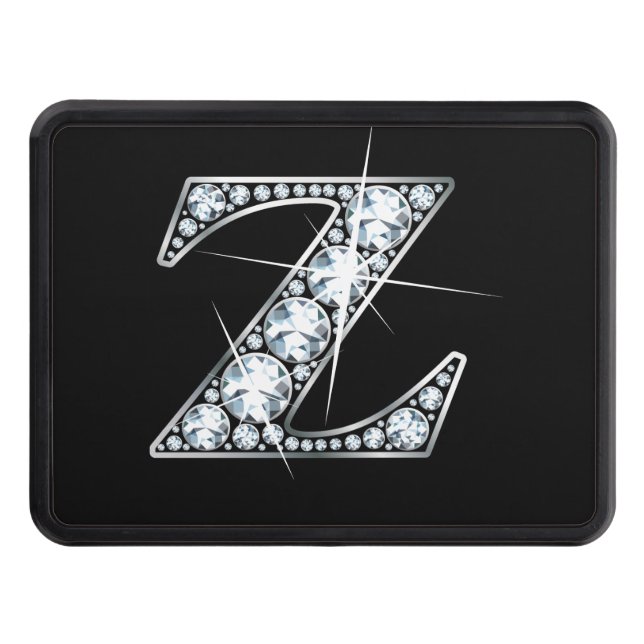 Z Faux-"Diamond Bling" Trailer Hitch Cover (Front)