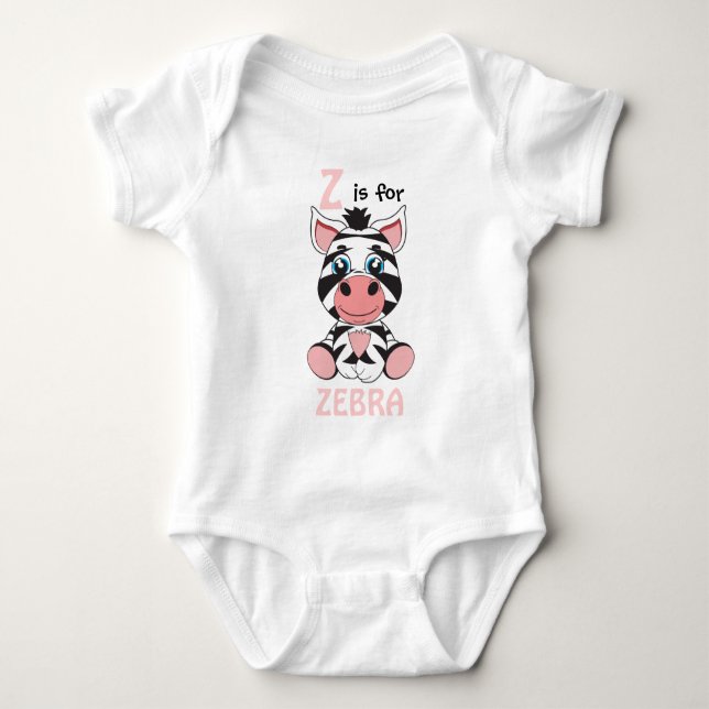 "Z is for ZEBRA" Childs Shirt (Front)