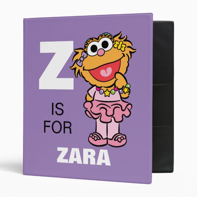 Z is for Zoe | Add Your Name Binder (Front/Inside)