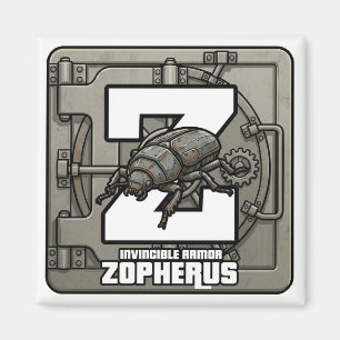 Z is for Zopherus (Ironclad Beetle) –GTA Style ABС Magnet