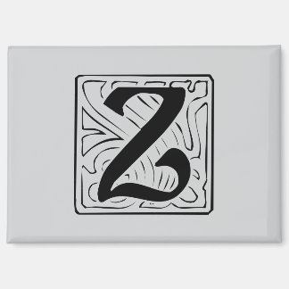 Z Monogramm schwarz Magnet