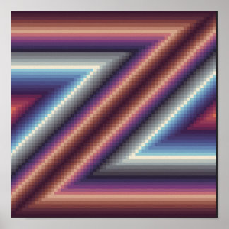 Z pattern poster