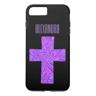Z Purple Cross Christian ifone7P Personalized iPhone 8 Plus/7 Plus Case
