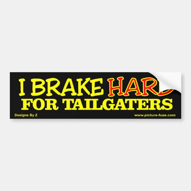 z Tailgaters BS Bumper Sticker (Front)
