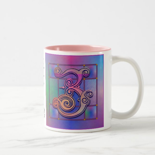 Z Tasses de tasses de tasses "Blue Rain" (Droit)