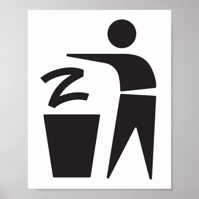 Z to the trash (poster) poster (Front)