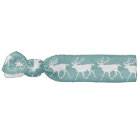 Z White Caribou Reindeer Christmas Hair Tie