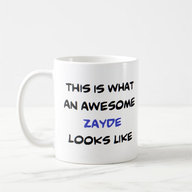 z zayde, awesome coffee mug (Left)