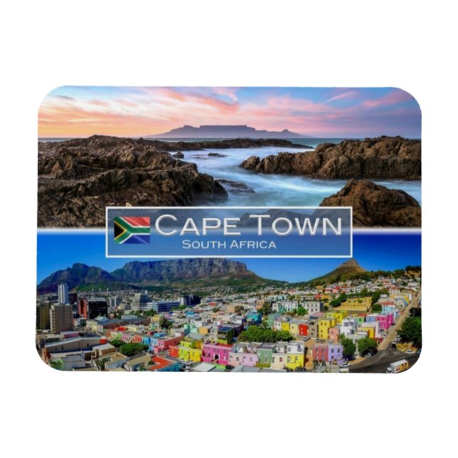ZA South Africa - Cape Town -Table Mountain - Magnet (Horizontal)