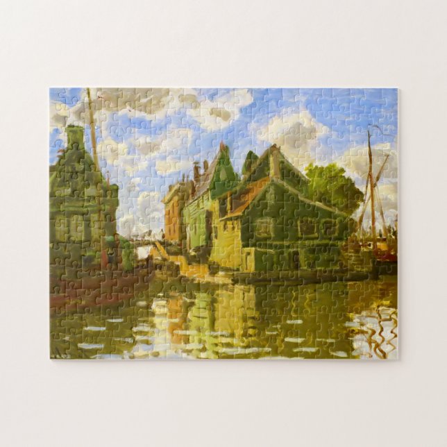 Zaandam Canal Monet Fine Art Jigsaw Puzzle (Horizontal)