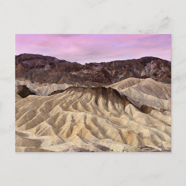 Zabriskie Point Death Valley National Park Postcard (Front)
