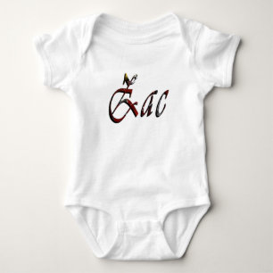 Zac, Name, Logo, Baby Bodysuit