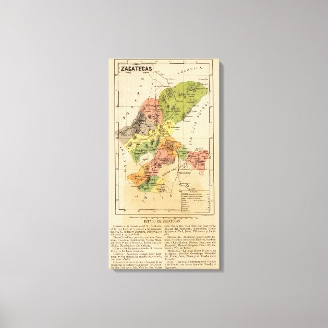 Zacatecas, Mexico Canvas Print (Front)