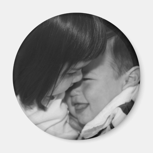 Zach & Sarah fridge magnet (Front)