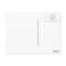 Zachary Blue Black Bar Mitzvah Thank You Postcard