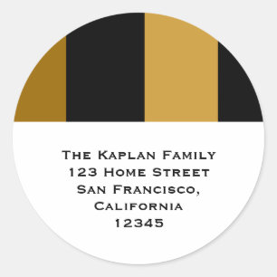 Zachary Gold 1.5" Return Address Envelope Seal