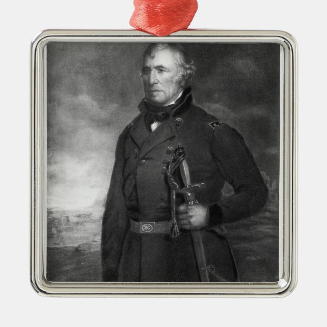 Zachary Taylor, 12th President of the United State Metal Ornament (Front)