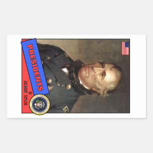 Zachary Taylor Baseball Card Sticker