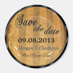 Zachée Save the Date   Magnet