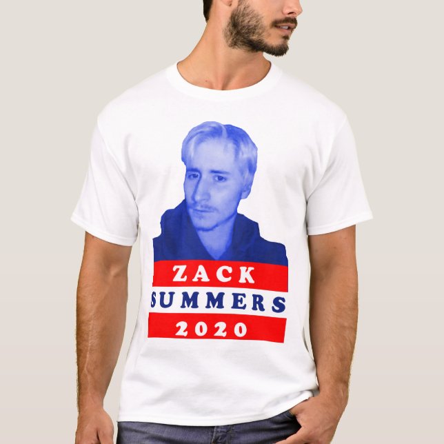 Zack Summers 2020 Campaign T-Shirt (Front)