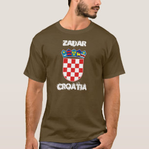 Zadar, Croatia with coat of arms T-Shirt