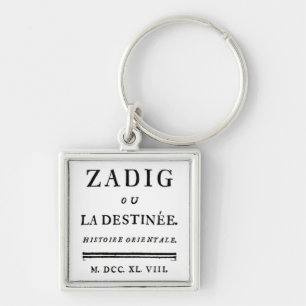 Zadig, or The Book of Fate - Descartes Keychain