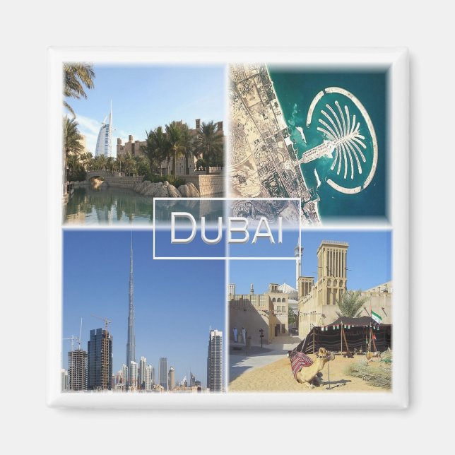 zAE005 DUBAI, United Arab Emirates, Fridge Magnet (Front)