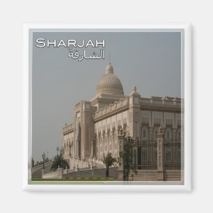 zAE012 SHARJAH, UNIVERSITY, UAE, Asia, Fridge  Magnet