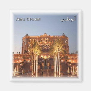 zAE056 ABU DHABI city centre, UAE, Asia, Fridge Magnet