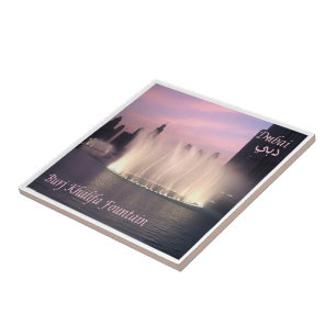 zAE072 BURJ KHALIFA FOUNTAIN, Tile