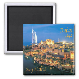 zAE074 BURJ AL ARAB Dubai, Fridge Magnet