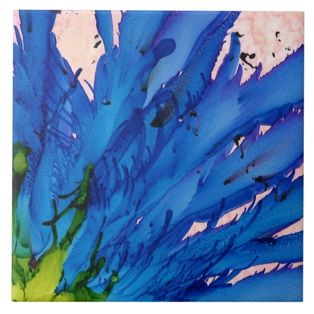 Zaffre Art Tile (Front)