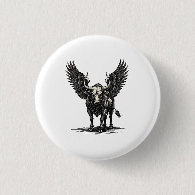 Zagan Unleashed 1 Inch Round Button (Front)