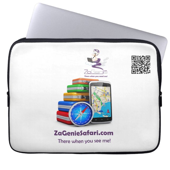 ZaGenie Safari - Laptop Sleeve 13" (Front)