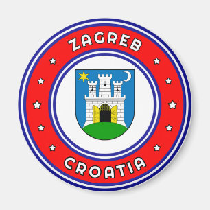 Zagreb Coat Of Arms Croatia Magnet