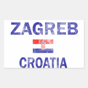 Zagreb Croatia Designs Sticker
