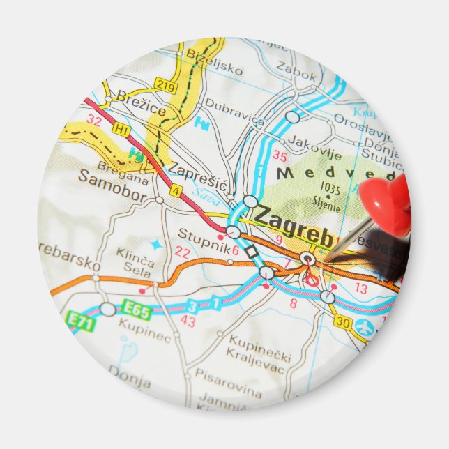 Zagreb, Croatia Magnet (Front)