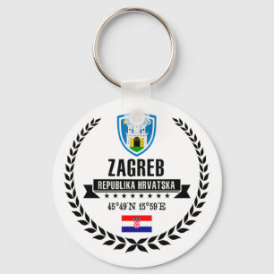 Zagreb Keychain