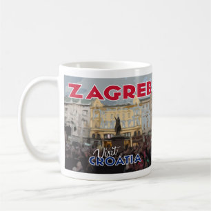 Zagreb, Visit Croatia I Love Coffee Mug