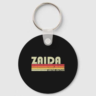 Zaida Name Personalized Retro Vintage 80s 90s Birt Keychain